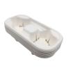 Buy cheap Sugarcane 218x110x47mm 2 Compartment Drink Carrier Tray from wholesalers
