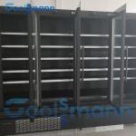Glass Door Beverage Display Fridge Plug In Automatic Defrosting Glass Door
