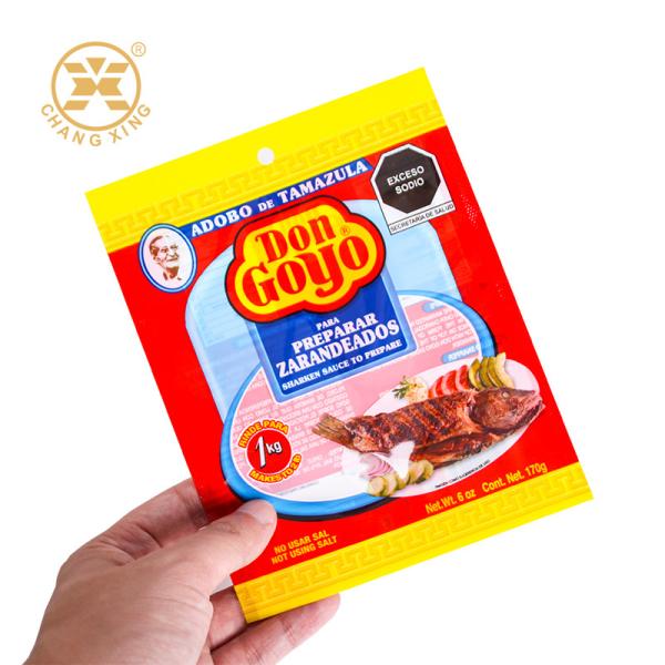 Buy cheap Meat Food Packaging Bags OEM Plastic Pouch for Flavouring and Sealed Cooked Food from wholesalers