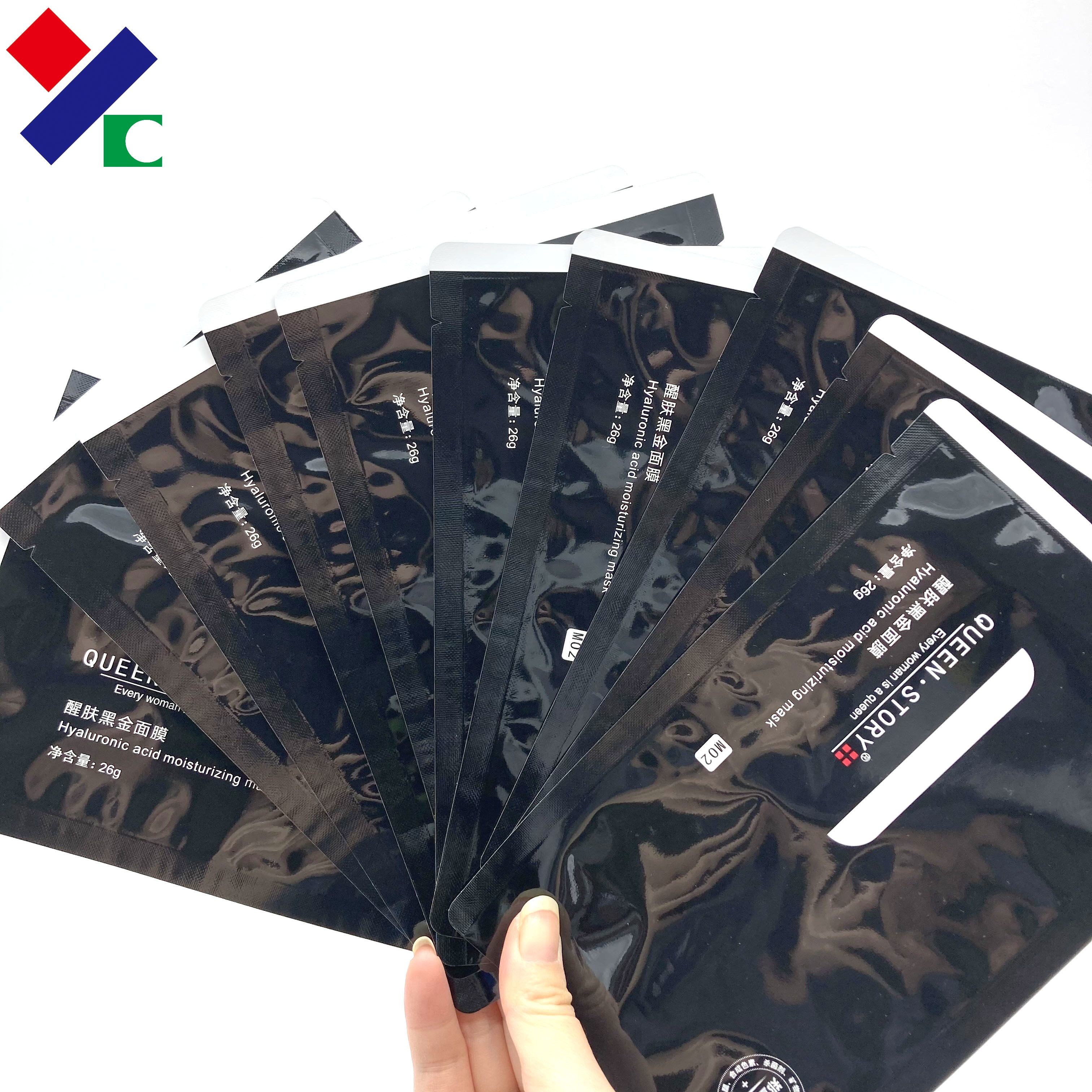 Aluminum 3 Side Seal Sachet Recyclable Transparent 130*180 Makeup Tools Sealable Pouch