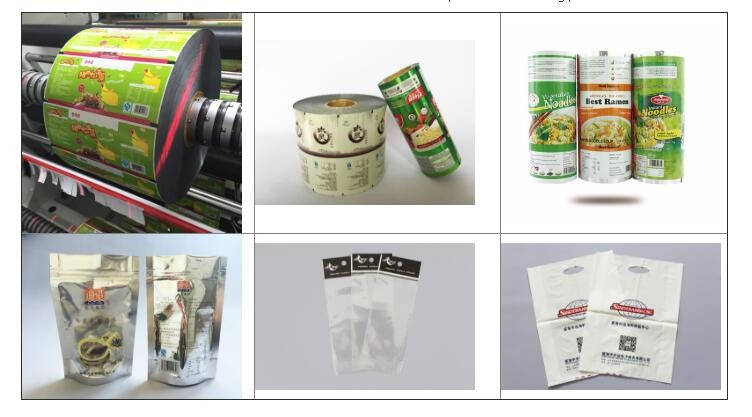 Food Grade PET Food packaging film plastic printed metalized Roll film