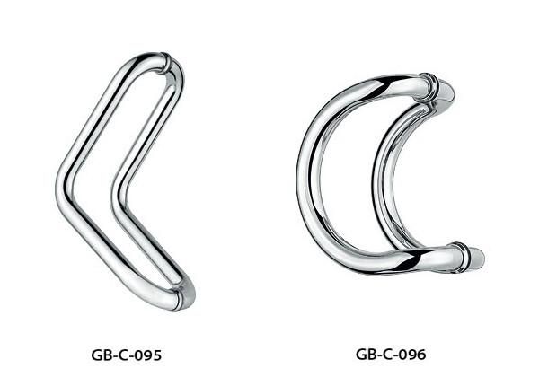 Buy cheap 316 Material Hotel Stainless Steel Tube Handles Back To Back Push Handles from wholesalers