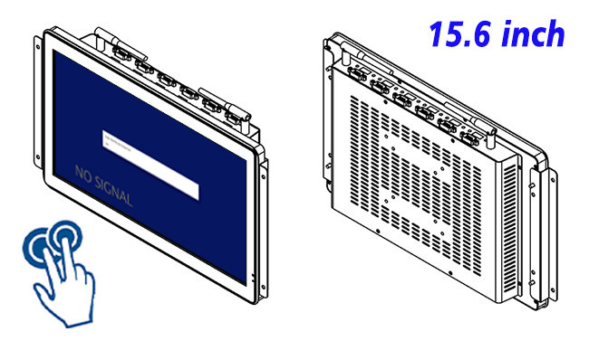 15.6-Inch Embedded Display for Energy Monitoring, Factory Automation, Public Information Terminals, and Security Control Systems
