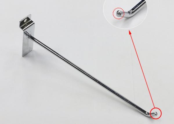 Buy cheap 1 Inch Metal Slatwall Hooks Chrome Plated Galvanized Surface Treatment ODM from wholesalers