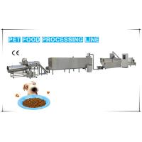 Buy cheap 200-300kg / Hr 90kw Pet Food Extruder Machine , Pet Food Processing Machinery product