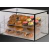 Buy cheap Transparent Acrylic Display Showcase / Acrylic Bakery Display Bright Luster For Supermarket from wholesalers