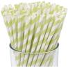 Buy cheap Orange And White Striped Paper Straws from wholesalers