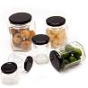 Buy cheap Round Transparent 100ml Glass Jars for Honey Storage Food Packaging with Metal Lids from wholesalers