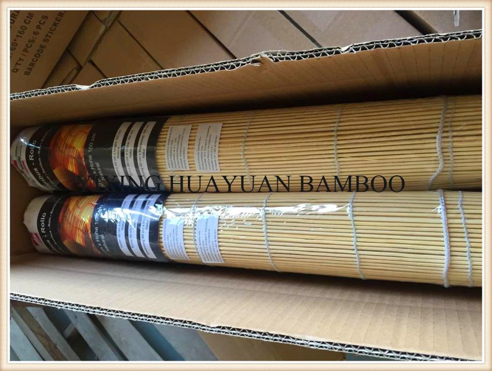 Roman Style Bamboo Schach Mat , Printed Bamboo Blinds Easily Transportation