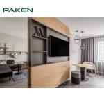 Customized Interior Wall Panels Hotel Fixed Furniture For 5 Star Hotel