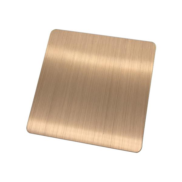 China Factory Price PVD coating Hairline Finish Fingerprint-resistant Stainless
