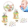 Buy cheap Montessori Large Wooden Activity Cube For New Year Kids Baby Infant from wholesalers