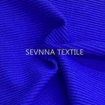 Recycled Eco Ribbed Swimwear Nylon Fabric High Colorfastness Bathing Suit