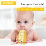 8oz Narrow Portable Baby Bottle Warmer Five Speed Adjustable For Night Feeds