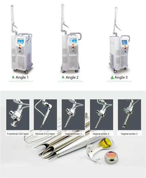 Buy cheap Pigment Removal CO2 Fractional Laser Machine 10600nm Skin Rejuvenation from wholesalers