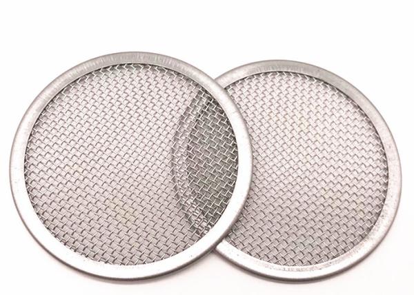 Buy cheap Rimmed 304 Stainless Steel Wire Cloth 65mm Diameter For Filtration from wholesalers
