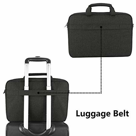 15.6 Inch Womens Laptop Messenger Bag , Canvas Poly Laptop Shoulder Bag