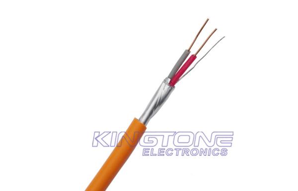 Buy cheap FRHF 2 Cores Fire Resistant Cable , Solid Bare Copper with Silicone Insulation from wholesalers