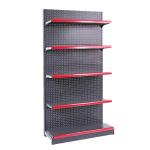 Grocery Shop / Supermarket Steel Rack , Customized 5 Tier Metal Shelving