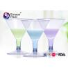 Buy cheap Rectangle 138Ml PS Elegant Plastic Champagne Flutes Environmental Friendly from wholesalers