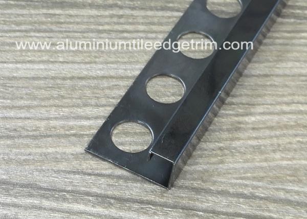 Buy cheap Anti Corrosion Brushed Stainless Steel Angle Trim Square Shaped Decorative Flat Edge from wholesalers