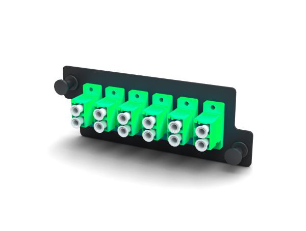 Buy cheap Duplex LC Adapter Plate 12 Port Singlemode Multimode Steel from wholesalers