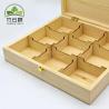 Buy cheap Simply Pine Wood Aromatherapy Oil Storage Box Mooncake Gift Box With Metal Hinge from wholesalers