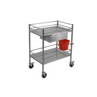 Buy cheap Two Shelf Removable Rust - Proof Medical Instrument Trolleys product