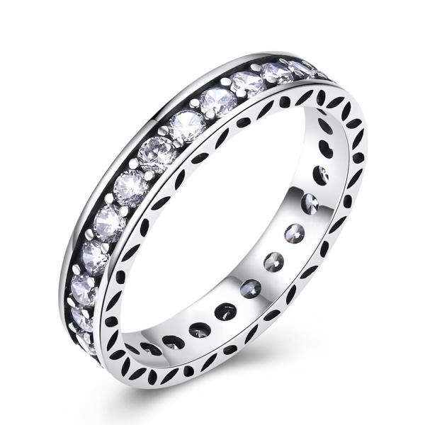 Buy cheap Sterling Silver 925 AAA CZ Stone Tennis Ring from wholesalers