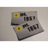 Buy cheap Renewable Woven Label Printed Patches With Raised Silicone Logo For Clothing from wholesalers