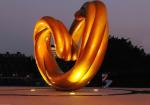 Halo Of Honour Outdoor Bronze Sculpture For Garden Public Decoration