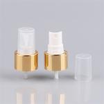 Transparent Cap Plastic Mist Sprayer , Light Gold 20 410 pump