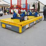 Free Move Material Transfer Cart Battery Operated Hydraulic Steering