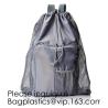 Buy cheap Biodegradable Drawstring Laundry Bag customzied, Logo Printed Poly Hotel, Travel Laundry belonging Bag from wholesalers