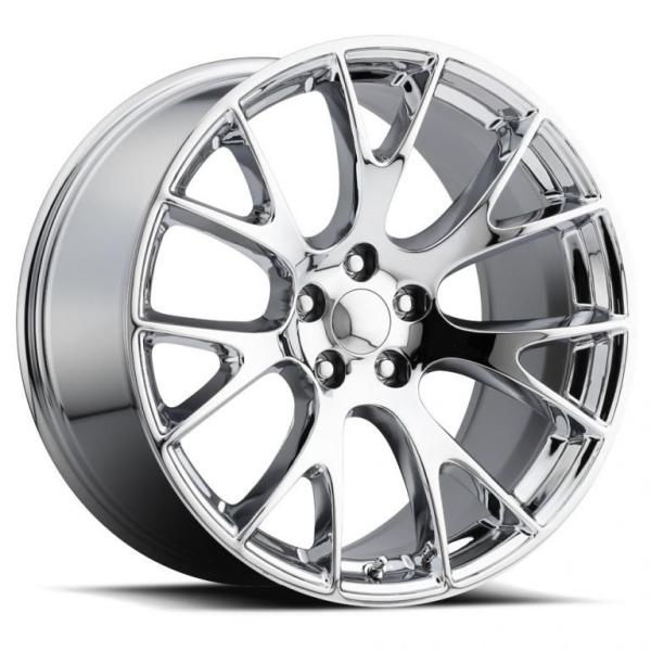 Buy cheap 22 Inch Dodge Replica Wheels Black 2528 22x9 Fit Challenger Hellcat from wholesalers