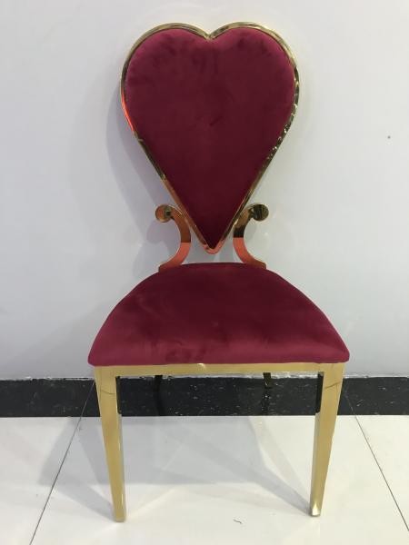 Buy cheap 103cm 48cm Brushed Stainless Steel Dining Chairs from wholesalers