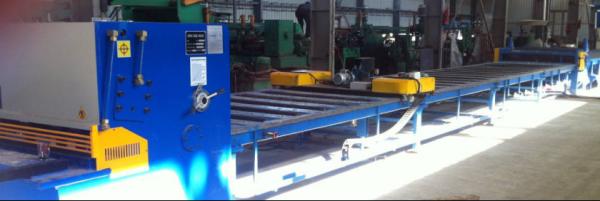 Buy cheap Professional 6X1600 light pole plate slitting machine / cutting machine from wholesalers