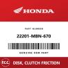 Buy cheap 22201-MBN-670 FCC Clutch Plate Friction Clutch Lining And Clutch Disc For Honda CRF450 from wholesalers