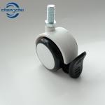 Mute TPR Polyurethane Industrial Wheels Trolley Casters For Medical Equipment