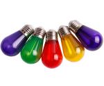 6500K Decorative String Light Bulbs 1W , Glass S14 Filament Bulb Christmas Tree
