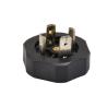 Buy cheap 16A Rohs PA66 Solenoid Value Circular Connector Base A Type PA GF from wholesalers