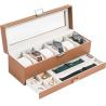 Buy cheap ProCase Watch Box Organizer for Men, 6 Slot Watch Display Case with Drawer, Father's Day Gift Mens Watch Holder Watch from wholesalers