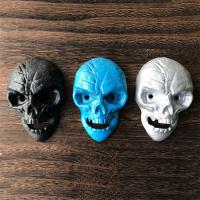 Buy cheap Cool Innovative Cast Iron Skull Head Wall-mounted Bar Beer Bottle Opener, White product