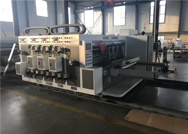 Buy cheap Reliable Corrugated Carton Machine / Die Cutting Machine Lead Edge Feeder Type from wholesalers