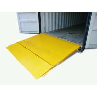 Buy cheap 6.5T Forklift Container Ramp Metal Fabrication Parts Yellow Painting Surface product