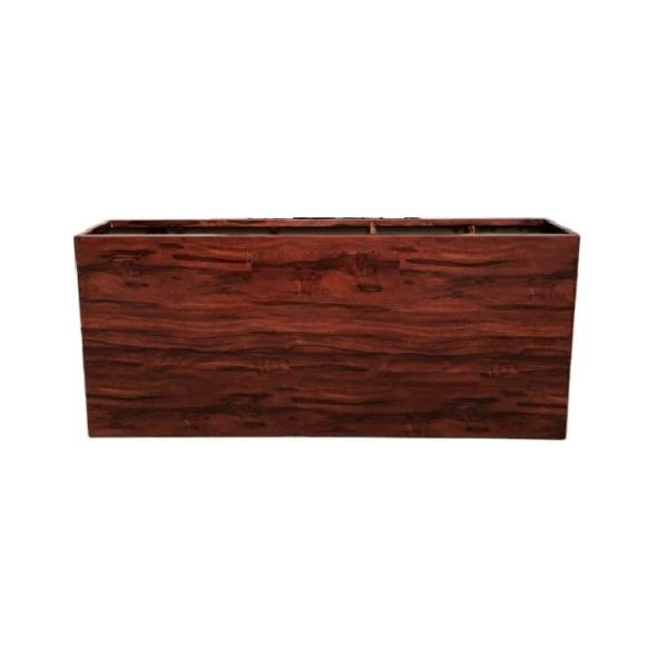 Buy cheap Wood grain stainless steel flower pots & planters outdoor square large from wholesalers