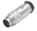 IP68 socket male female flange panel mount solder type m16 5pin AISG connector