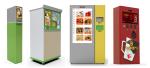 CBD Plastic Lunch Box Smart Recycling Machine 32" Touch Screen RVM Vending
