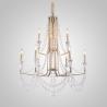 Buy cheap Wrought iron lighting two tier crystal chandelier (WH-CI-38) from wholesalers