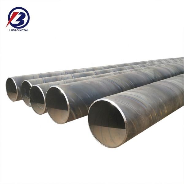 Buy cheap Chemical Fertilizer Pipe High Pressure ASTM Underground Shelter SSAW Spiral Welded Pipe with Black Surface from wholesalers